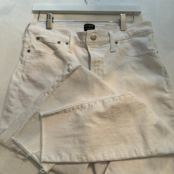 J. Crew High Rise Jeans in white - Picture 4 of 8